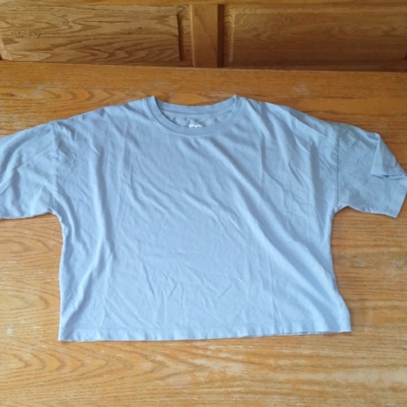 Purple Oversized Crop Top - Picture 1 of 2